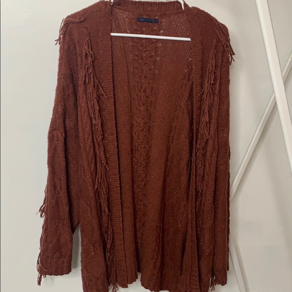 American Eagle tassled Cardigan L/XL